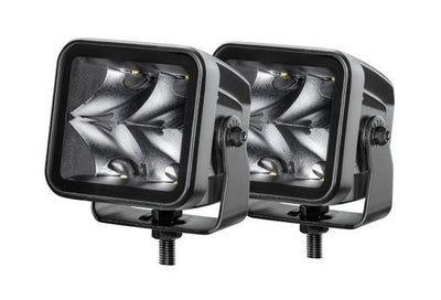 Hella 1FA358176-821 Long Huzme Far 12V-24V Led Black 81 mm Hareketli Mounting — Headlights
