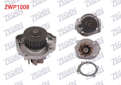Zegen ZWP1008 Water Pump Fiat Albea 1.2i 2003-2007 /Bravo II 1.4 T-Jet 2006-/Doblo 1.4 2010-/Linea — Water Pump & Thermostat