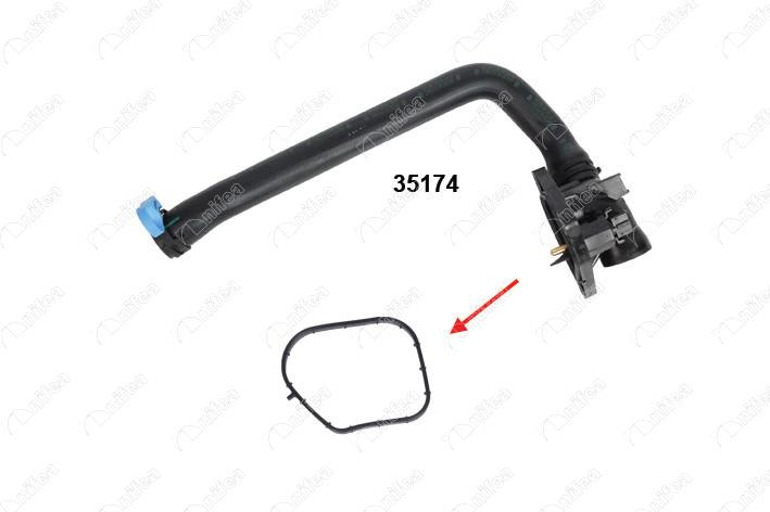 NIFEA 35175 *5 Thermostat Housing Gasket (Rear) N13 F20 F30 — Water Pump & Thermostat