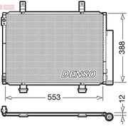 denso dcn47007 ac condenser 10-swift, denso ac condenser close up DENSO DCN47007 AC Condenser - Compatible with 10-Swift 1.2-1.3Ddis | R134a Refrigerant DENSO DCN47007 AC Condenser for 10-Swift denso, ac-condenser, car-parts, automotive, 10-swift, air-conditioning, vehicle-maintenance, mechanics, auto-repair, ai-generated