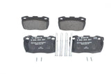BOSCH Brake Pads Front - Low-Metallic Material for 91-L Rover Defender 2.5 TDI