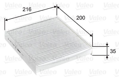 Valeo 715746 Cabin Air Filter Clio IV Capture Logan Sandero — Air & Cabin Filters