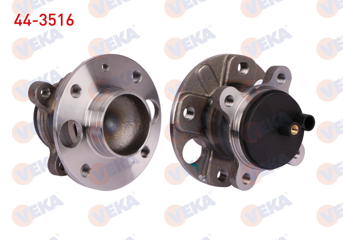 Veka 44-3516 Wheel Hub Left-Right Rear with Bearing 4 Bjn ABS li Renault Clio V 2020-/ Renault Taliant 1.0 T — Hub Assemblies
