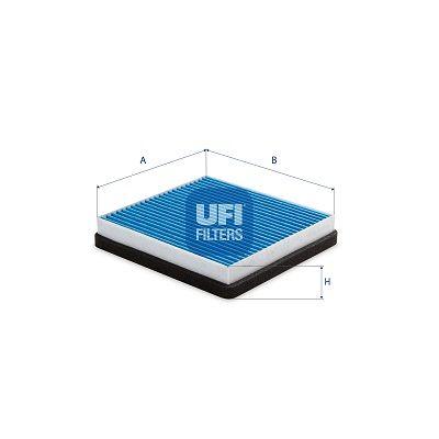 Ufi 34.113.00 Cabin Air Filter-Smart Fortwo Cabrio (450) 0.7 (450.452)-45 KW / 61 Ps-M 160.920M-(04-07) — Air & Cabin Filters