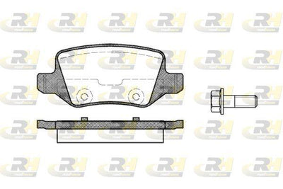 ROADHOUSE 2818.00 Brake Pad A Class W168 07 97-08 04 — Brake Pads