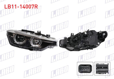 LABO LB11-14007R Headlight Right Led BMW 3 Series (F30 LCI) 2016-2019 — Headlights
