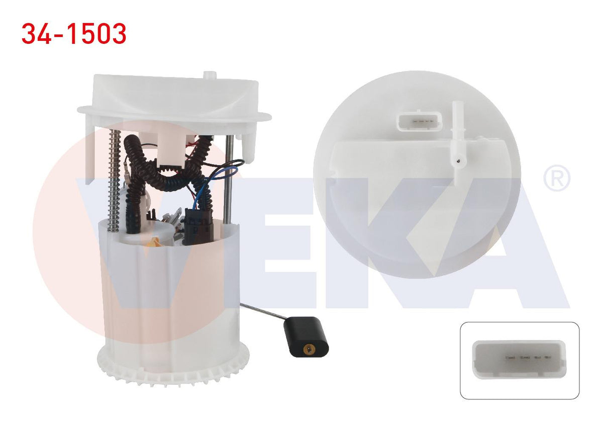 Veka 34-1503 Fuel Tank Level Float 3.5 Bar Citroen C3 (Fc) 1.4 (Tu3a-Tu3jp) 2002-2009 / C3 (Fc) 1.6 (Tu5jp4) — Fuel Delivery