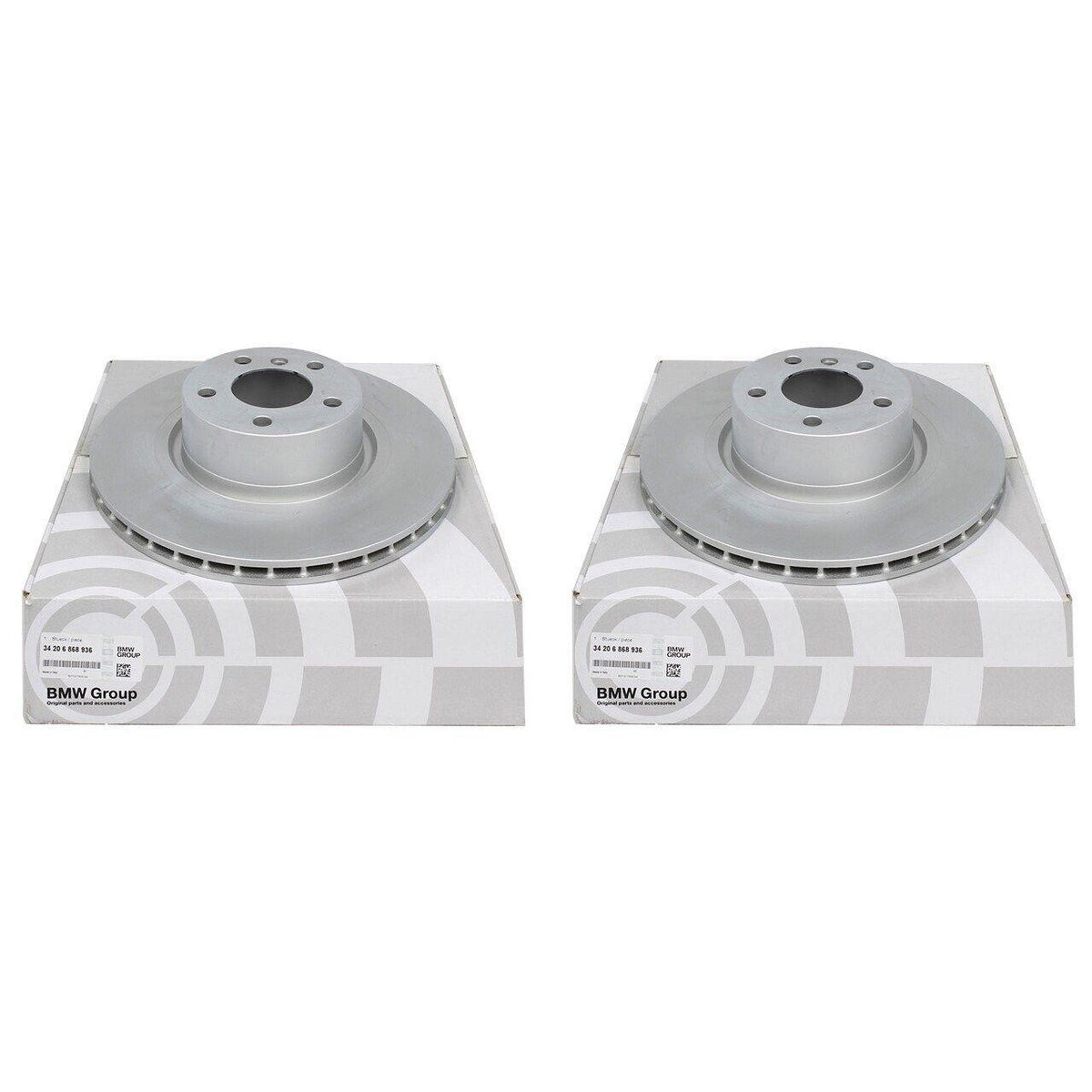 BMW Rear Brake Disc Set - Original Parts for E90 3 Series 320D/318D — Brake Rotors & Drums