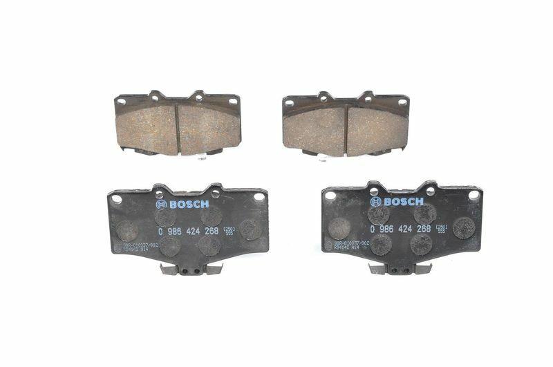 BOSCH 0986424268 Brake Pads - Low-Metallic Material