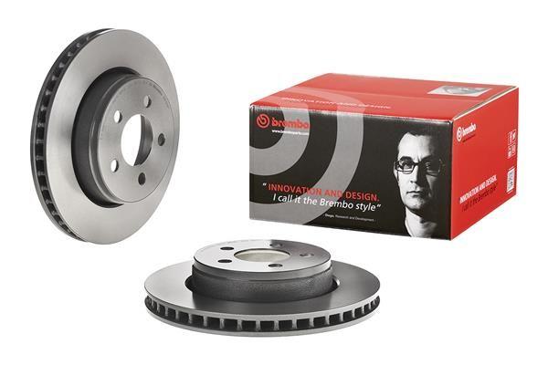 Brembo 09.C004.11 Brake Disc Front UV Coated Jeep — Brake Rotors & Drums