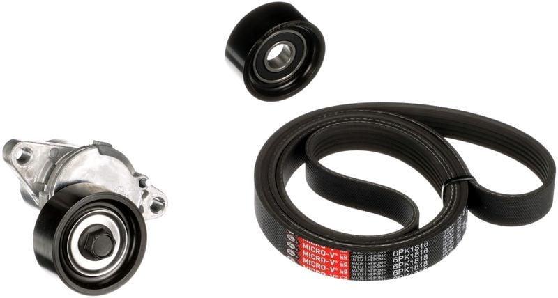 GATES V Belt Kit for Laguna II/III, Symbol & Logan 1.6 16V — Belts