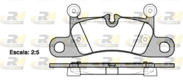 ROADHOUSE 21379.10 Brake Pad Cayenne 06 10 — Brake Pads