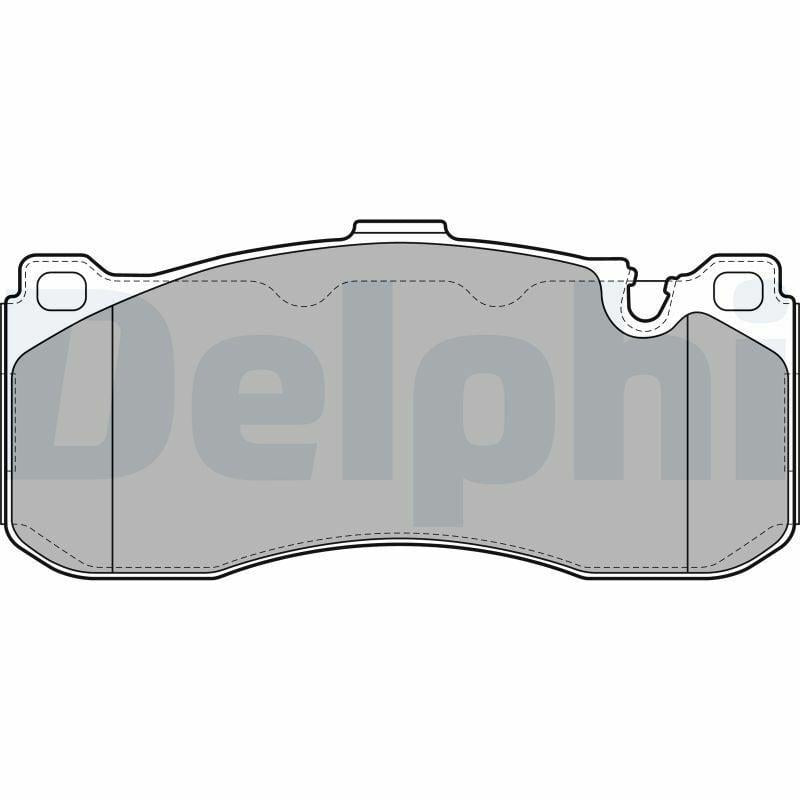 Delphi Front Brake Pads LP2131 for 2008-2014 BMW 1 Series (E88) & 3 Series (E91)