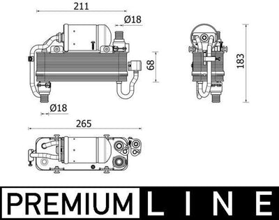 Mahle AC960000P A/C Condenser G-30 / 32 / 11 / 12 / 14 / 15 / 16 B-46 / 48 / 58 — Condensers & Evaporators
