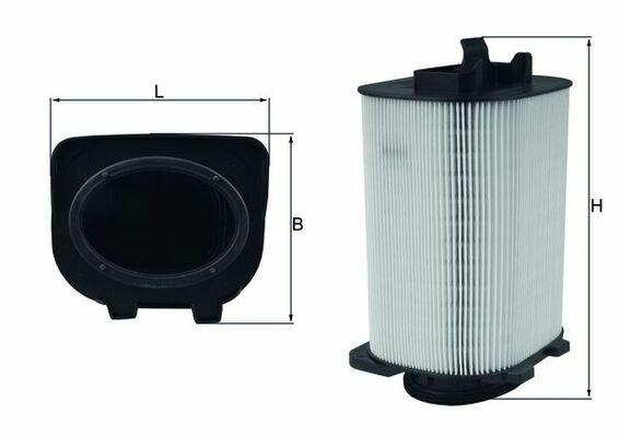 MAHLE LX3775 Air Filter - Mercedes-Benz W204, W205 and 2 more models — Air & Cabin Filters