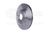 HELLA Pagid Disc Brake Front Ventilated for Honda Civic 2007-2011 and CR-V 2002-2006 — Brake Rotors & Drums