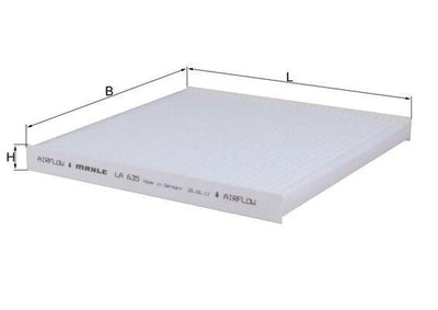 Mahle LA635 Cabin Air Filter 11-Micra 1.2 — Air & Cabin Filters