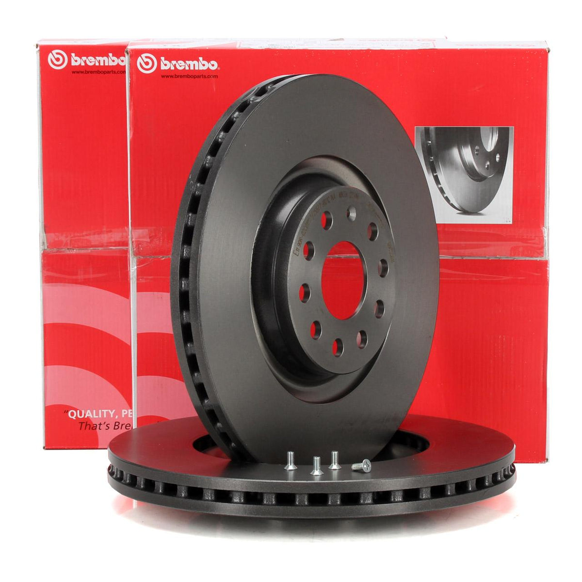 Brembo 09.C306.11 Brake Disc VW Arteon Tiguan Kodiaq Front 340x30, A3 and 6 more models — Brake Rotors & Drums
