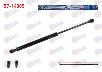 Veka 57-14005 Motor Hood Gas Strut 395mm / 330N BMW 3 Series (E90) 2004-2011 | Set of 2