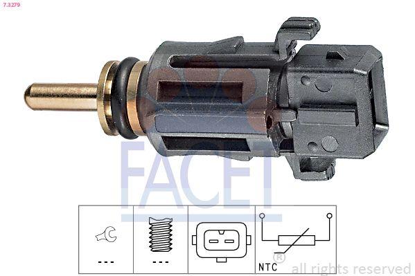 Facet 7.3279 Coolant Temperature Sender M 52 54 Hortumun Üstünde BMW E46 E81 E87 E90 E91