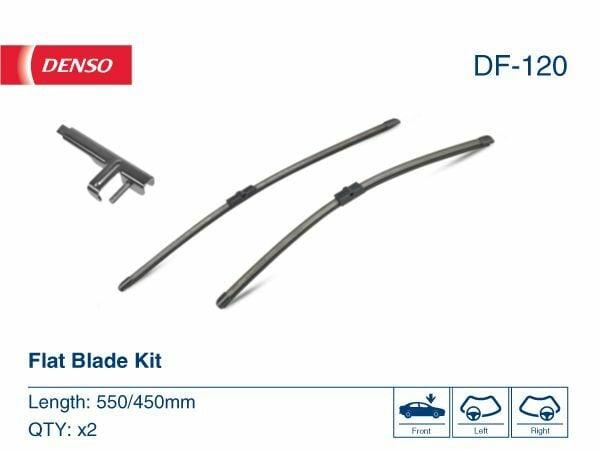 DENSO DF-120 Wiper Blade Set - Mercedes W204 GLK — Wipers