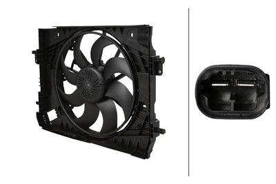 Hella 8EW366420-351 Fan Motor with Shroud Dokker Lodgy Clio IV 1,5Dci — Motors, Pumps & Antennas