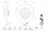 BOSCH 0986479273 — Brake Rotors & Drums