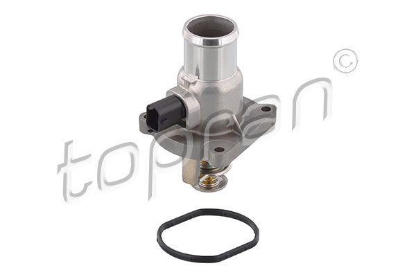 TOPRAN Thermostat 105°C - Metal Body for Opel: Vectra C, Astra F-G-H-J and 2 more models — Water Pump & Thermostat