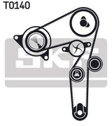 SKF VKMC02199-2 Timing Belt & Water Pump Set for 10-Doblo-Lna-Brv 1.6 Mjt 105-120Hp — Water Pump & Thermostat