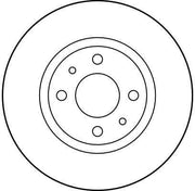 trw df1747 front brake disc, high carbon brake disc 500, 257 mm brake disc for vehicles TRW DF1747 Front Brake Disc 500 (312_) - High Carbon, Painted | 257 mm Diameter TRW DF1747 - Front Brake Disc 500 for Car Owners and Mechanics trw, brake-disk, front-brake-disc, car-parts, vehicle-maintenance, mechanic-tools, auto-repair, high-carbon-brake-disk, car-owners, ai-generated