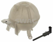 swag cooling expansion tank 10948911 front view, swag expansion tank connections SWAG Cooling Expansion Tank 10948911 - 2 Connections for Crafter & Sprinter | Plastic Material SWAG Cooling Expansion Tank - 2 Connections | Engine Parts swag, cooling-expansion-tank, car-parts, mechanics, vehicle-maintenance, engine-parts, car-enthusiasts, plastic-tank, coolant-sensor, ai-generated