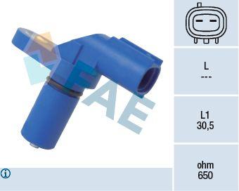 FAE 79255 Transmission Speed Sensor Opel Agila B Automatic