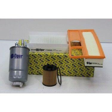 OPAR 55176118 Fiat Fiorino Euro 4 75 BG 1.3 Multijet Periodic Oil Service Filter Set (Oil Filter — Maintenance & Service Kits