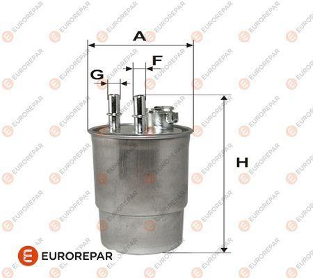 Eurorepar E148172 Psa / Erp Diesel Filter Ford-Citroen-Peugeot — Fuel Delivery