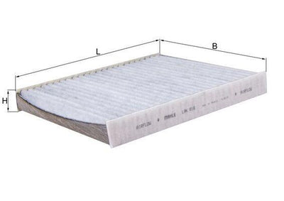 Mahle LAK816 Cabin Air Filter Polo Ibiza Fabia A1 T-Cross Arona 17- — Air & Cabin Filters