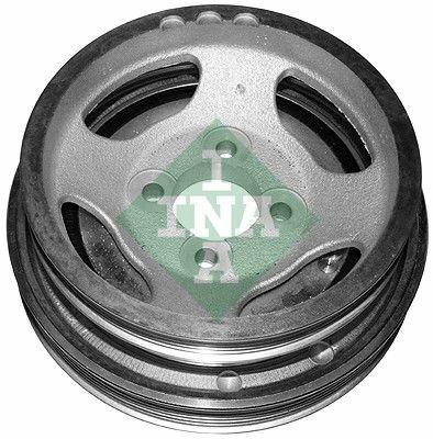 ina crank pulley front view, ina crank pulley side view, ina crank pulley specifications INA Crank Pulley 544003510 - Dual Type for Mechanics and Car Enthusiasts | 160 mm INA Crank Pulley - Dual Type for Mechanics | 160 mm ina, crank-pulley, car-parts, mechanics, car-enthusiasts, engine-components, dual-type, automotive, performance-parts, ai-generated