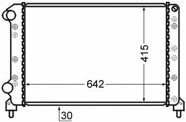behr cr753000s water radiator for fiat doblo, technical specifications of behr water radiator, installed behr water radiator in fiat doblo BEHR CR753000S Water Radiator - Ideal for Fiat Doblo MPV Cargo | Size: 25.3 in x 16.3 in x 1.2 in BEHR Water Radiator for Fiat Doblo | CR753000S behr, water-radiator, fiat-doblo, vehicle-parts, car-owners, mechanics, cooling-system, automotive, engine-performance, ai-generated