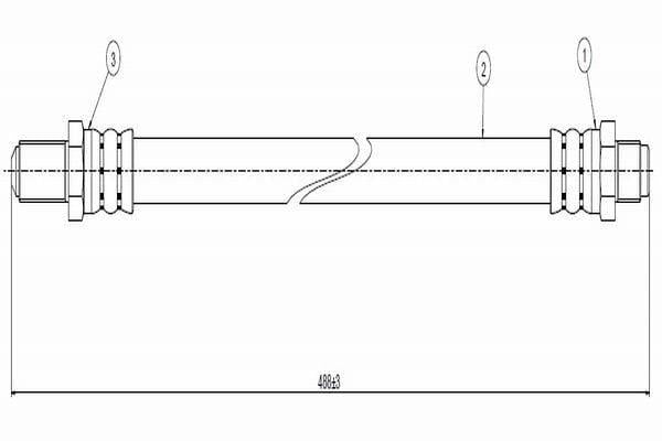 cavo rear brake hose set, rear brake hoses for escort and orıon, cavo brake hose technical details CAVO Rear Brake Hose Set - Fits Escort 1.4/1.6/1.8 & Orıon 1.4/1.6 | 2 Pieces CAVO Rear Brake Hose Set for Escort & Orıon cavo, brake-hose, rear-brake-hose, escort-parts, orıon-parts, car-maintenance, mechanics-tool, car-owners, vehicle-repair, ai-generated