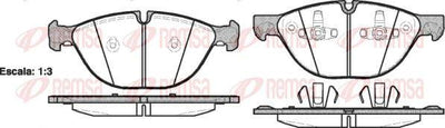 REMSA 1298.00 Brake Pad X5 E70 02 07 — Brake Pads