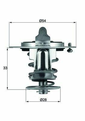 MAHLE TX7285D Thermostat - 85°C for Hyundai Accent, Era and 2 more models — Water Pump & Thermostat