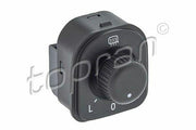topran 116056 mirror adjustment switch side view, topran 116056 close up of electrical functionality TOPRAN 116056 Mirror Adjustment Switch - Black, Driver Side for 2009-2016 Superb | Car Owners TOPRAN 116056 Mirror Adjustment Switch - Electrical Functionality topran, mirror-adjustment-switch, car-accessories, 2009-2016-superb, electrical-switch, driver-side, automotive-parts, vehicle-mirrors, car-owners, ai-generated