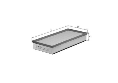 Mahle LX793 Air Filter Touareg 03-/Q7/Cayenne 3.0 TDI — Air & Cabin Filters