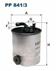 filtron pp841-3 diesel fuel filter, compatible with 2000-2006 sprinter and vito FILTRON PP841-3 Diesel Fuel Filter - Compatible with Sprinter & Vito | 1.7-2.2L Engines FILTRON PP841-3 Diesel Fuel Filter filtron, diesel-filter, fuel-system, vehicle-maintenance, car-parts, automotive, mechanic-tools, sprinter-parts, vito-parts, ai-generated