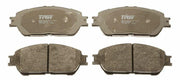 front brake pads set for 2005 Toyota Camry, TRW GDB3612 brake pads close-up TRW GDB3612 Front Brake Pads - Durable Performance for 2005 Toyota Camry | Set of Front Brake Pads TRW GDB3612 Front Brake Pads for 2005 Camry trw-gdb3612, brake-pads, 2005-toyota-camry, car-parts, mechanics, automotive-repair, durable-brake-pads, high-performance-braking, braking-systems, ai-generated