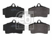 febi 16521 rear brake pad for boxster and cayman, close-up of febi brake pads, febi brake pads specifications FEBI 16521 | Rear Brake Pads for Boxster 987 S & Cayman 987 | 3.2L & 3.4L Engines FEBI 16521 Rear Brake Pad for Boxster & Cayman febi, brake-pads, boxster, cayman, car-parts, rear-brakes, vehicle-maintenance, car-owners, mechanics, ai-generated