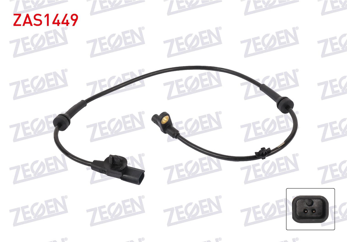 Zegen ZAS1449 ABS Sensor Rear Right Nissan Qashqai II 13-/ Renault Kadjar 15-22 — Brake Sensors & ABS