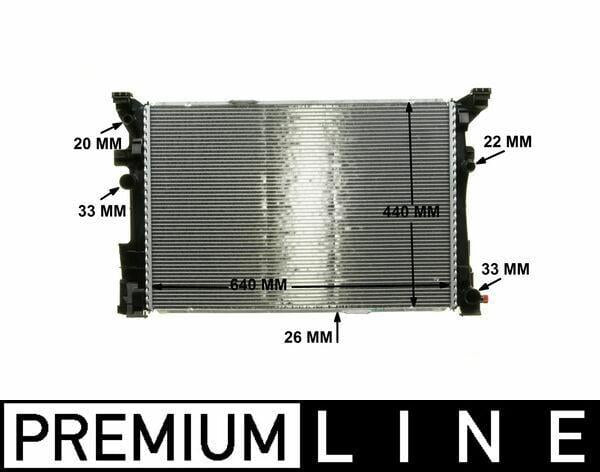 MAHLE CR2170000P Radiator - 13-A Series (W176) & B Series (W246-W242) — Radiators & Fans