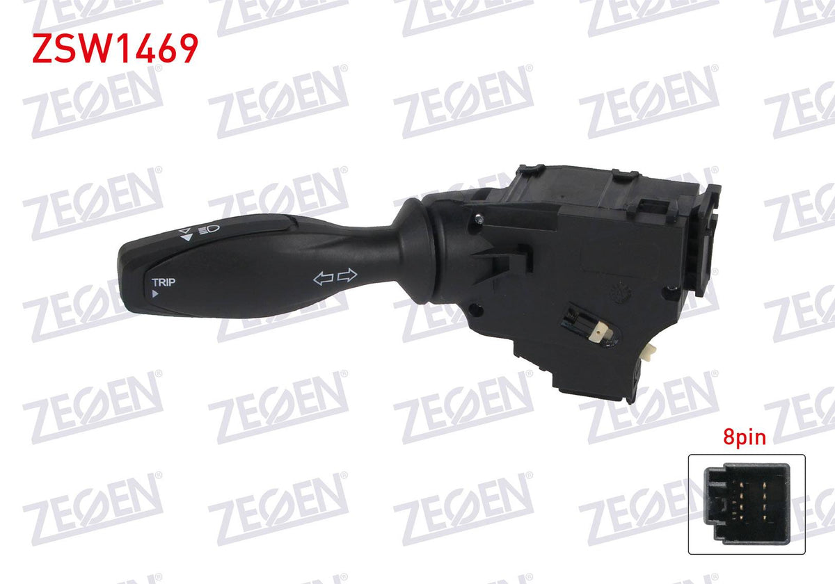 Zegen ZSW1469 Headlight Turn Signal Kumanda Arm 8 Pin Ford Fiesta VI 2008 — Tail, Signal & Reflectors