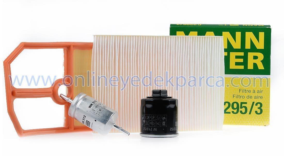 Mann Volkswagen Polo 2000 - 2002 Maintenance Kit - Complete Set for 1.4 AHW Engine — Maintenance & Service Kits