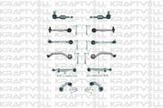 front suspension kit for a4 a6 passat, complete bolt and nut set for a4 a6 passat, KRAFTVOLL suspension kit KRAFTVOLL Front Suspension Kit - Complete Bolt & Nut Set for A4 A6 Passat (96-05) | 12.11 kg KRAFTVOLL Front Suspension Kit for A4 A6 Passat (96-05) kraftvoll, front-suspension-kit, audi-a4, audi-a6, vw-passat, car-repair, mechanics-tools, auto-parts, suspension-parts, ai-generated